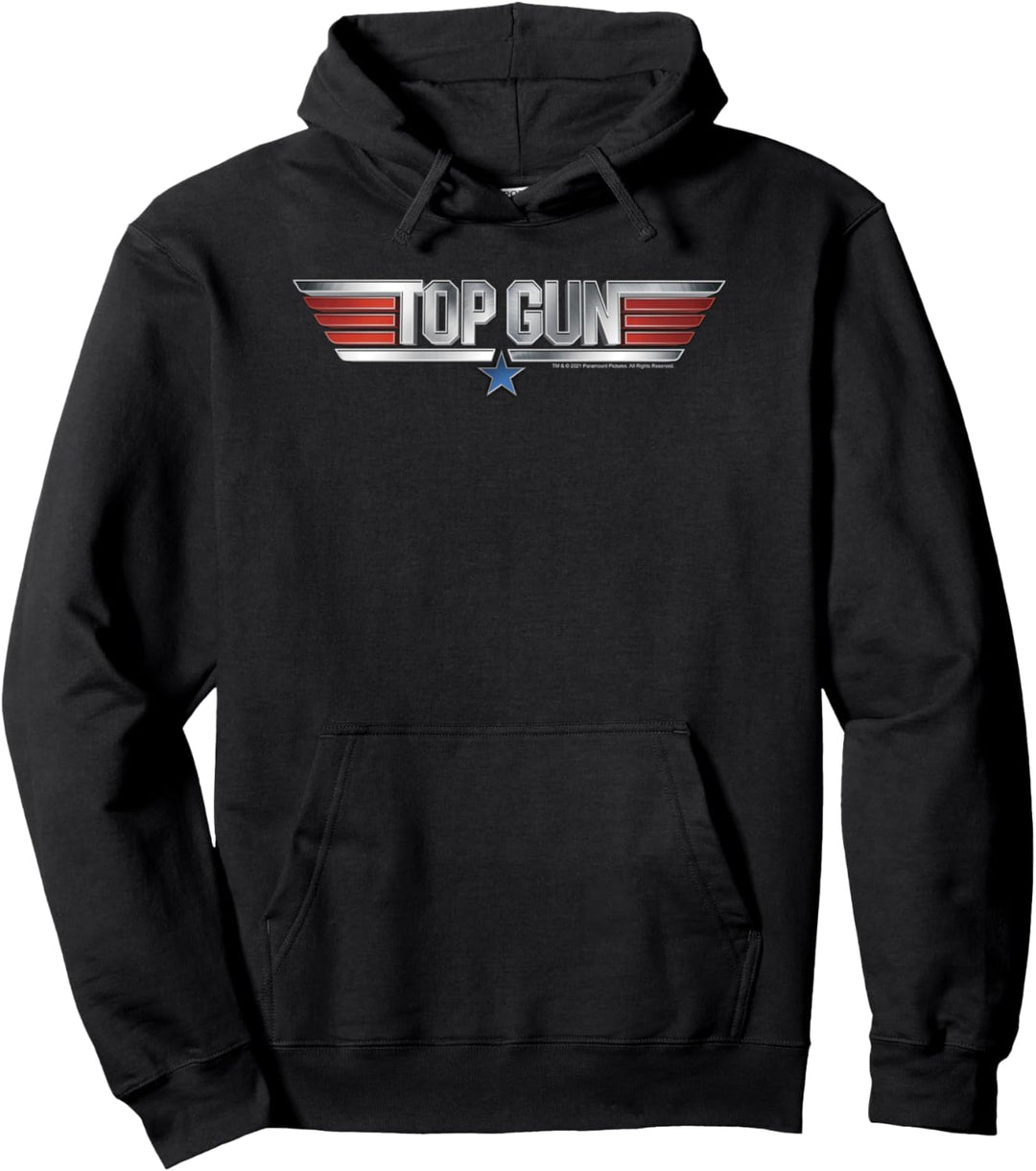 Top Gun 3D Bold Logo Pullover Hoodie