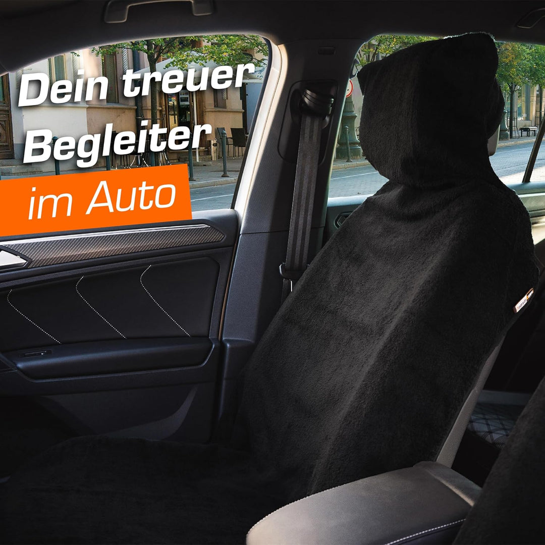 Upgrade4cars Frottee Autositzschoner für Vordersitze | Fahrersitz Schonbezug aus Baumwolle | Handtuc