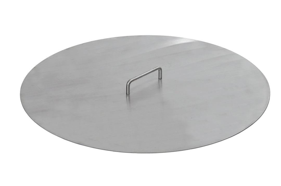 80 cm Deckel für Feuerschalen Feuertonnen Schwenkgrills aus 2,0 mm Stahl mit Griff -