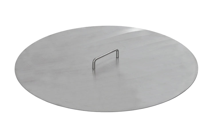 80 cm Deckel für Feuerschalen Feuertonnen Schwenkgrills aus 2,0 mm Stahl mit Griff -