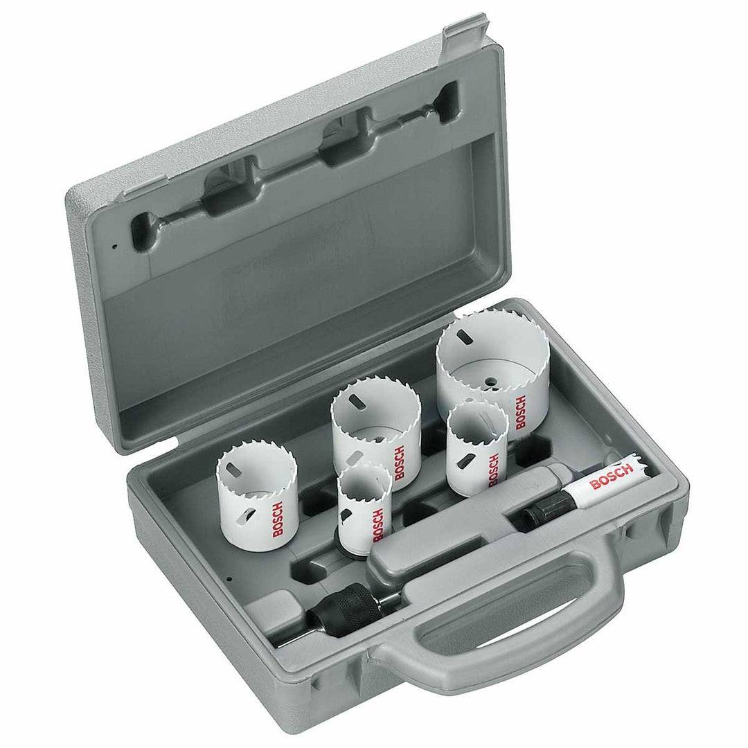Bosch Professional 6 tlg. Lochsäge HSS BiM Progressor for Wood & Metal Set Sanitär (für rostfreien E