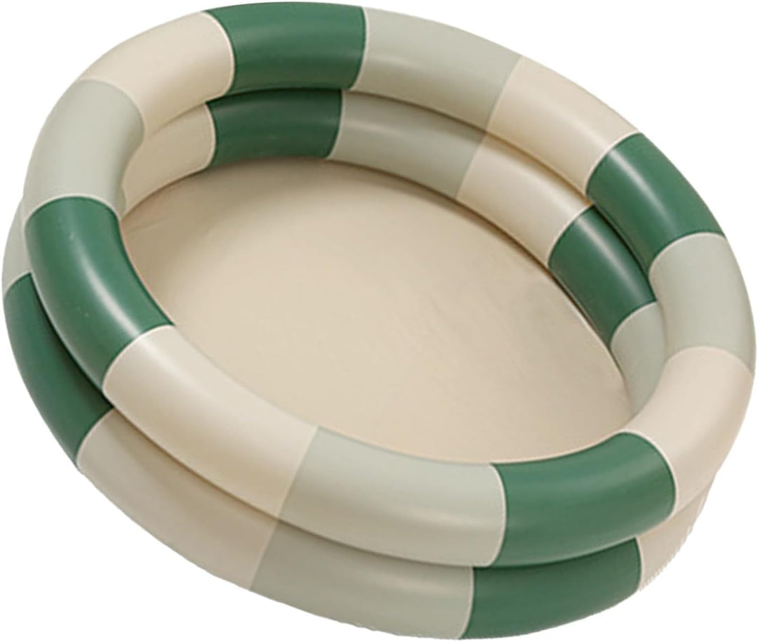 Aufblasbarer Pool Baby Retro Blow Up Swimming Pool Familie Niedlicher Stil Verdickter Wasserpool (Gr
