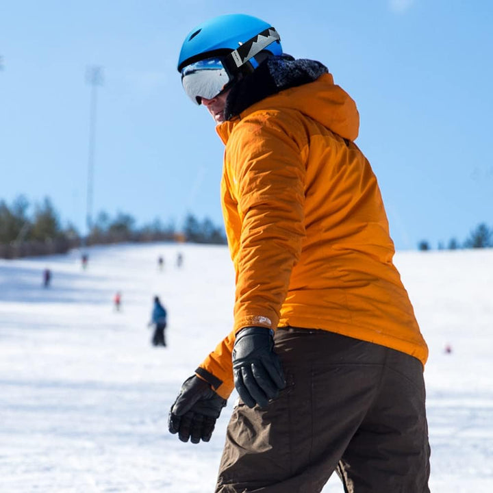 OutdoorMaster Kelvin Unisex Skihelm - Schneesporthelm für Skifahren/Snowboard mit Belüftungssystem,