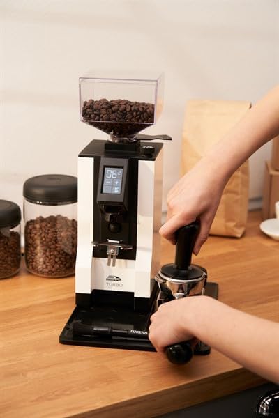 Eureka dynamometrischer Tamper Ø 58mm Easy Espresso aus Edelstahl schwarz