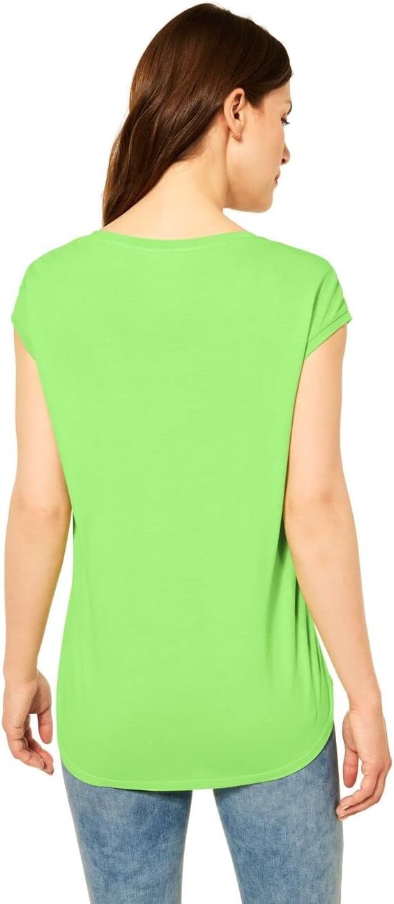 Street One Damen A317792 T-Shirt (1er Pack) 38 Peppy Green, 38 Peppy Green