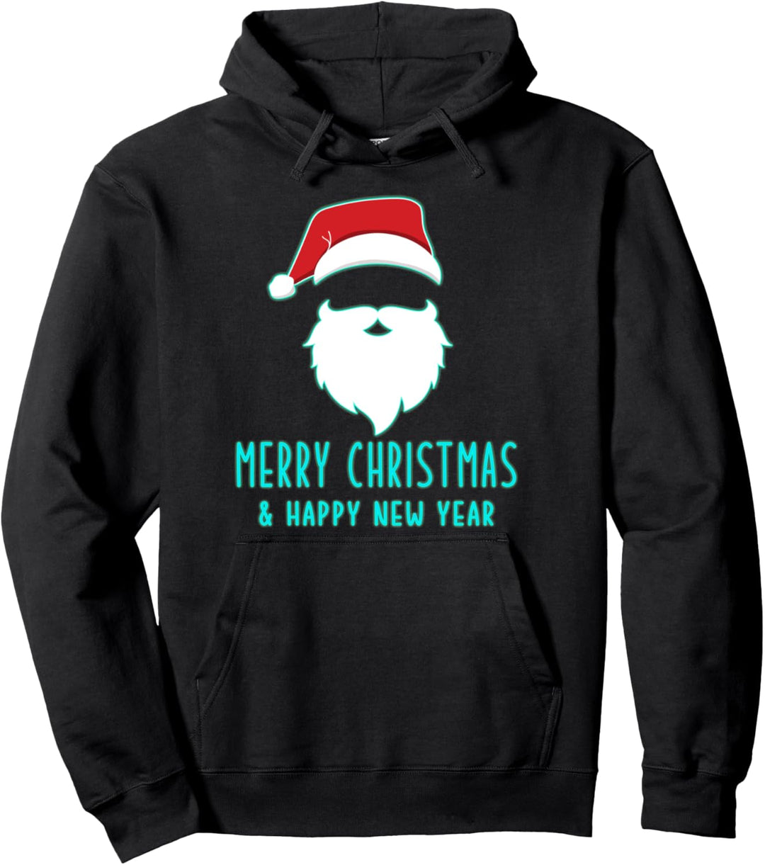 Weihnachtsmann Frohe Weihnachten Frohes Neues Jahr Geschenk Pullover Hoodie