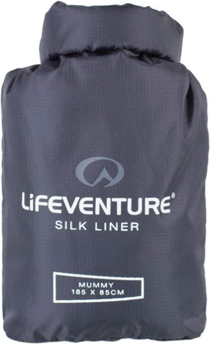 Lifeventure Seidenschlafsack-Einlage. Leichtes Reise- und Campinglaken zur alleinigen Verwendung ode