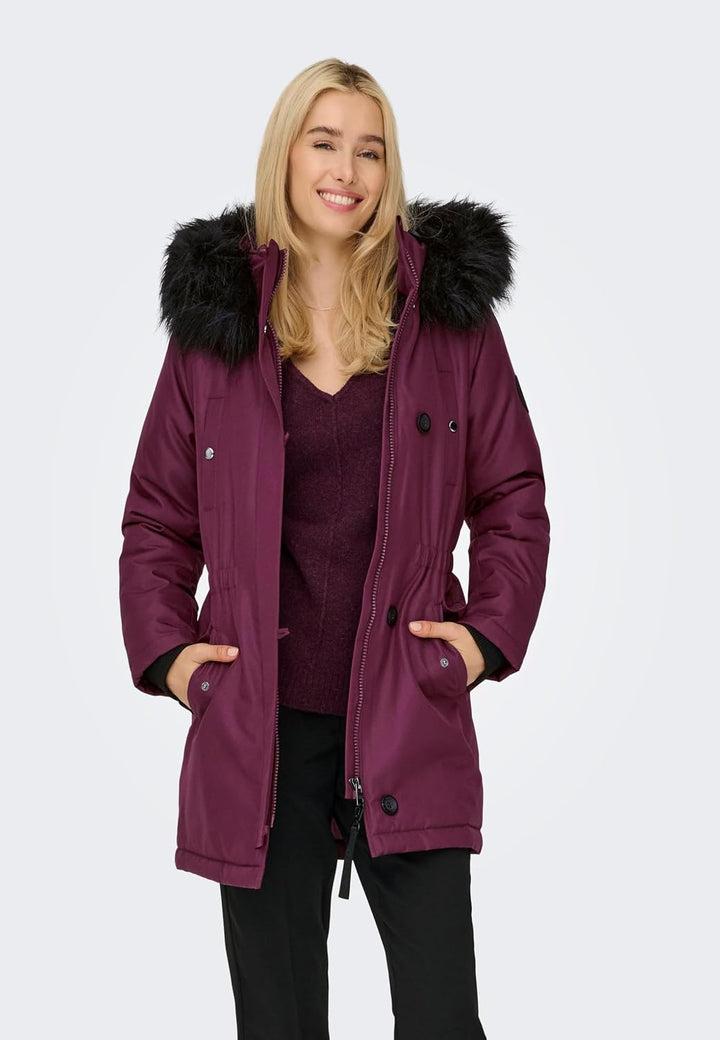 ONLY Female Langer Parka ONLIRIS Langer Parka M Fig, M Fig