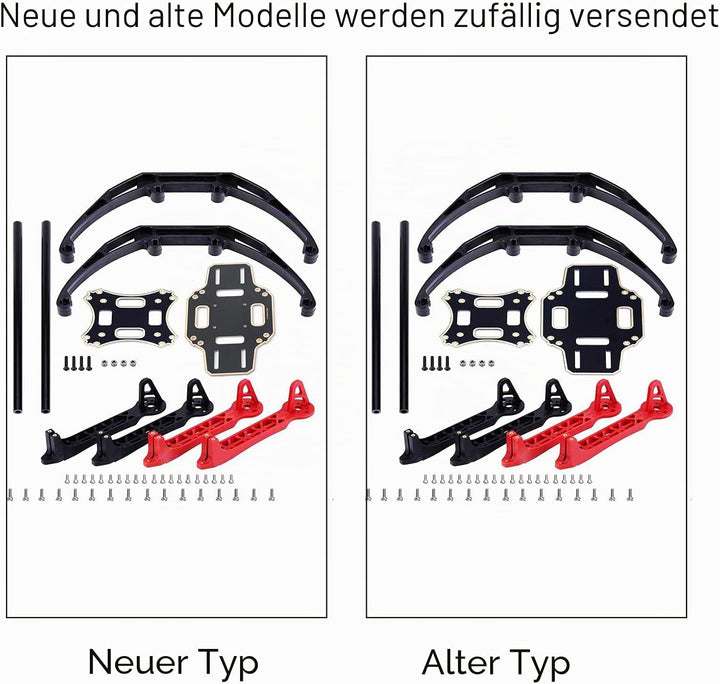 Drfeify RC Drohne Rahmen-Kit, Kunststoff-Glasfaser-X-Struktur-Drohnenrahmen-Kit Playing Accessories