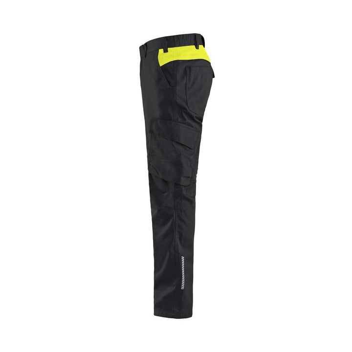 Blakläder Industrie Arbeitshose mit Stretch 46 Schwarz, Gelb, 46 Schwarz, Gelb