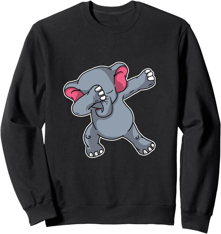 Lustiges Dabbing Elefant Geschenk Elefanten Dab Dance Sweatshirt