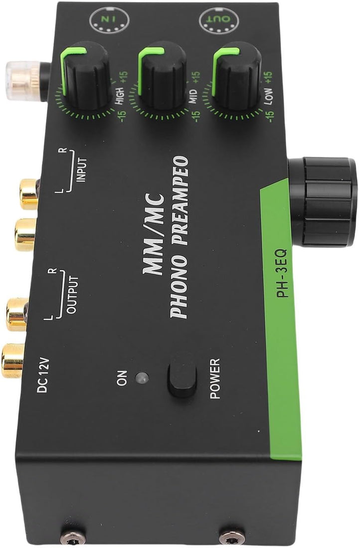 SUNGOOYUE Phono Preamplifie, Mm/MC -Turntable Preamp Professional Mini Stereo Stereo Phonograph Prea