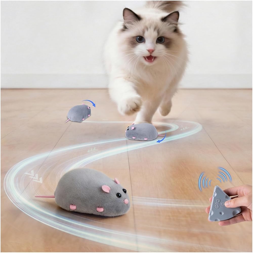 Pet Prime Katze Spielmaus, automatisch Maus für Katzen, interaktives Spielzeug für Katze, elektrisch