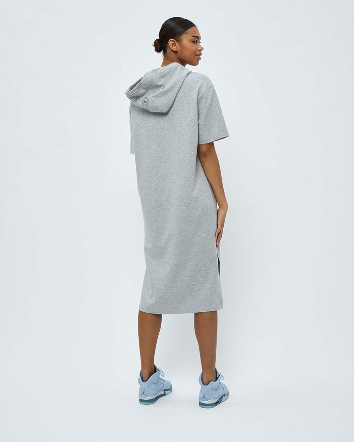 Beyond Now Damen Billi Gots Hoodie Kleid M 113m Grey Melange, M 113m Grey Melange