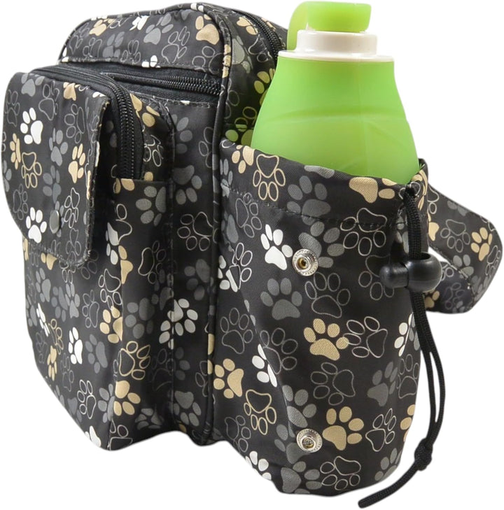 Konstanz Mandala 71038 – Gassitasche mit integriertem Flaschenhalter – Leckerlitasche für Hunde, was