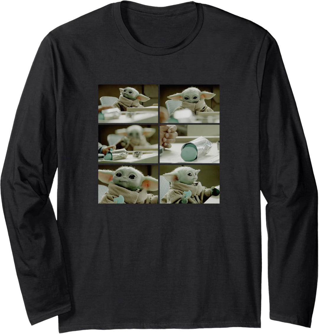 Star Wars: The Mandalorian The Child Cookie Stealer R12 Langarmshirt