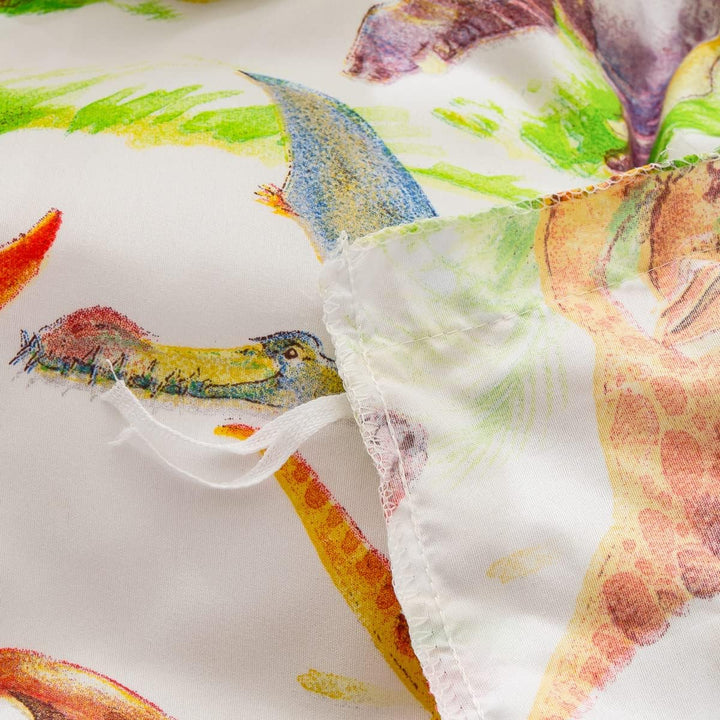 Bettwäsche-Set für Kinder, Cartoon-Dino, 200 x 200 cm, Dinosaurier-Jungen, Bettbezug für Mädchen, Ki