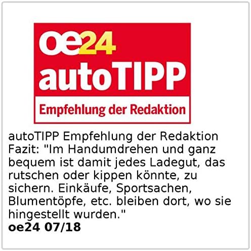 Lescars Kofferraum Sicherung: 2er-Set Auto-Kofferraum-Teiler für Pkw, Van, Kombi u.v.m. (Ordnungssys