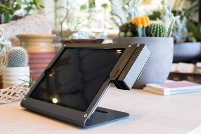 Heckler Design Windfall Tischhalterung für iPad 9.7", iPad 2017, iPad2018 (Schwarz, Grau)