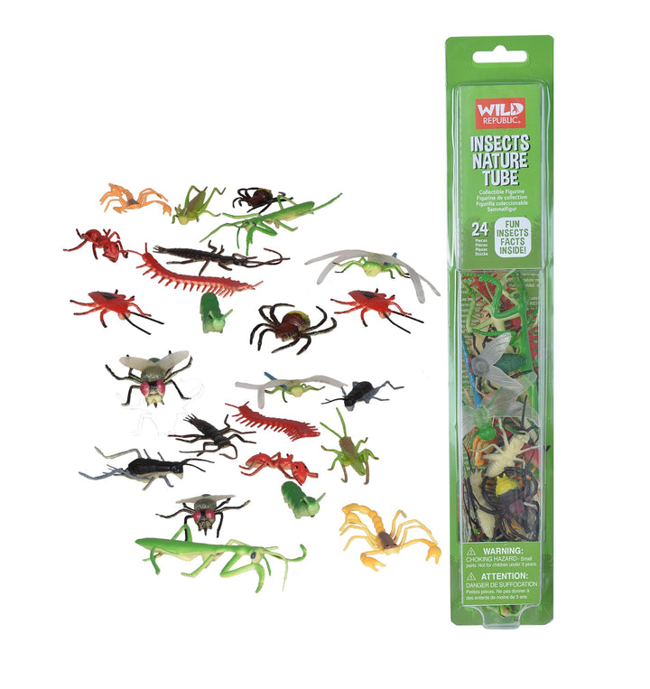 Wild Republic 12886 - Nature Tube Spielset, Insekten, 32 cm, Insekten