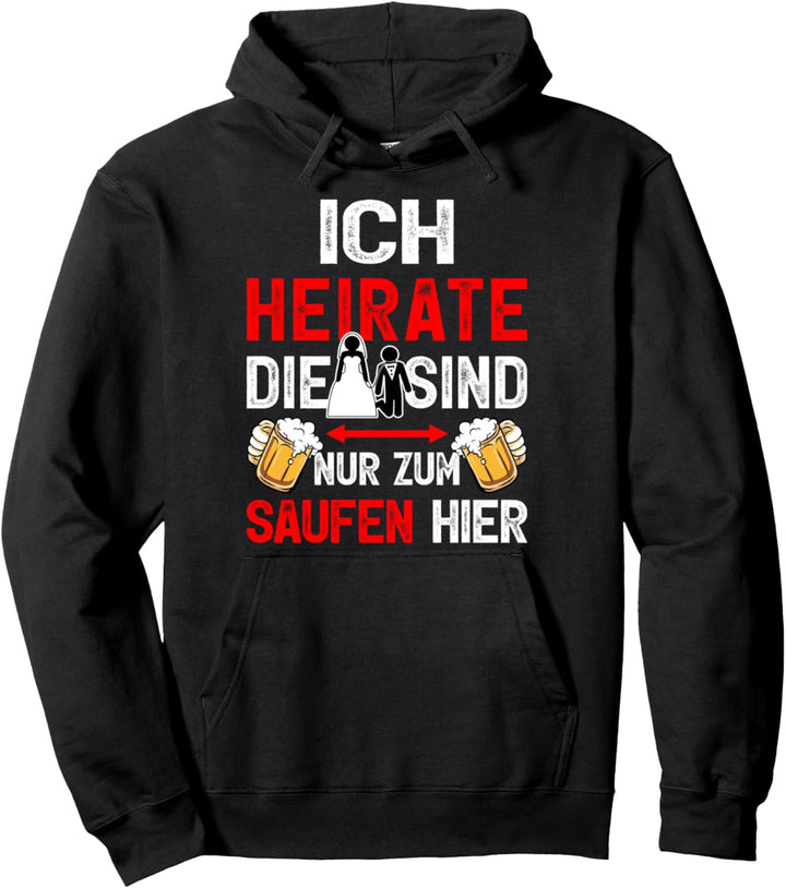 Polterabend Tshirt JGA Bräutigam Kostüm Junggesellenabschied Pullover Hoodie