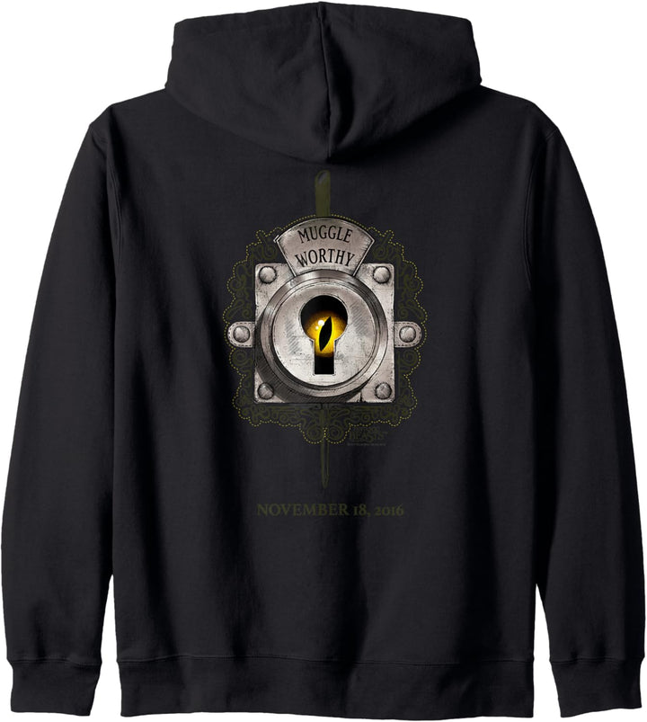 Fantastic Beasts and Where to Find Them Muggle Worthy Lock Kapuzenjacke