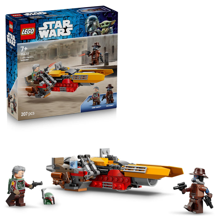 LEGO Star Wars 75437 Cobb Vanths Speeder - inkl. Cobb Vanth & Cad Bane Minifiguren sowie Blaster & J