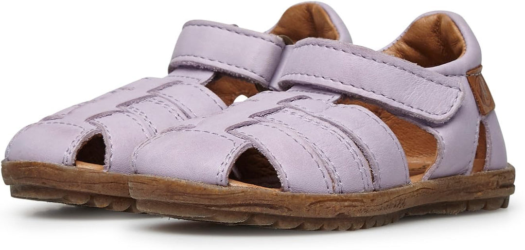 Naturino SEE-Halb geschlossene Sandalen aus laminiertem Leder-Rosa 21 EU Flieder, 21 EU Flieder