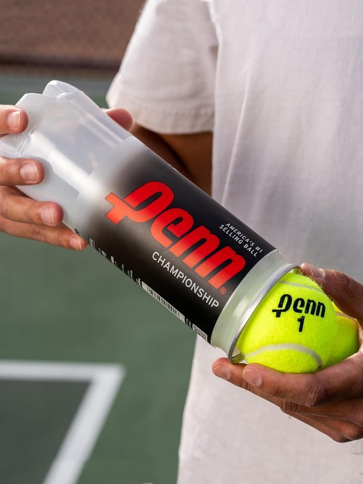 Penn Championship Tennisbälle – extra belastbare Filz-Tennisbälle unter Druck 1 Can, 3 Balls, 1 Can,
