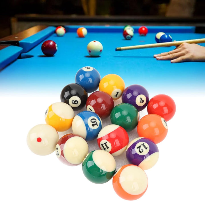 Billardkugeln Set, 16 Stück Billiard Kugel Set 5,72 cm/2,25 Zoll Billardkugel Harz Billiardtisch Bäl