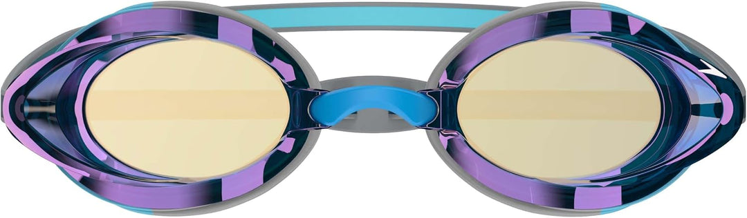 Speedo Vanquisher 2.0 Schwimmbrille, Panorama, blendfrei, beschlagfrei, mit UV-Schutz Blau - Horizon