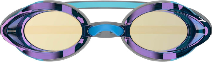 Speedo Vanquisher 2.0 Schwimmbrille, Panorama, blendfrei, beschlagfrei, mit UV-Schutz Blau - Horizon
