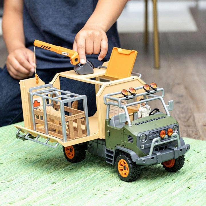 SCHLEICH 42475 Grosser Truck Tierrettung, für Kinder ab 3 Jahren, Wild Life - Spielset Standardverpa