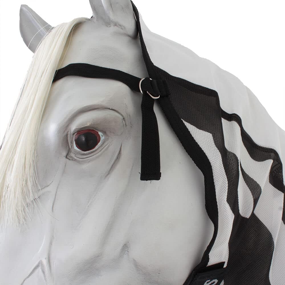 Bucas Buzz-Off Rain Zebra & Neck Zebra 115 cm / 5'0, Zebra 115 cm / 5'0