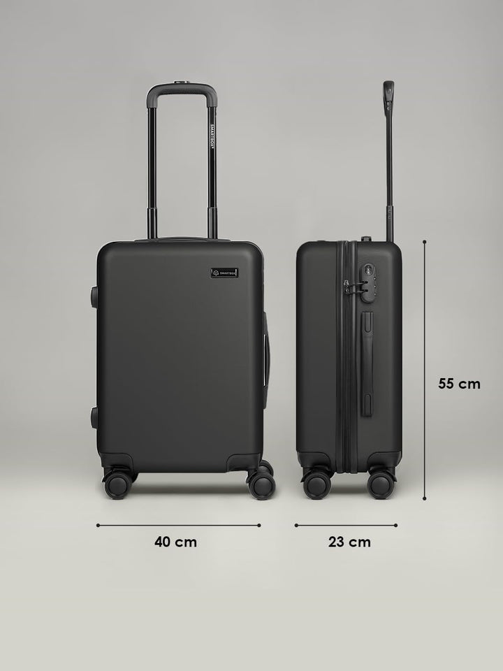 Smartbox Hartschalen Kabinen-Koffer für Damen &amp; Herren | Kleiner Trolley 40 x 23 x 55 cm aus hochwer