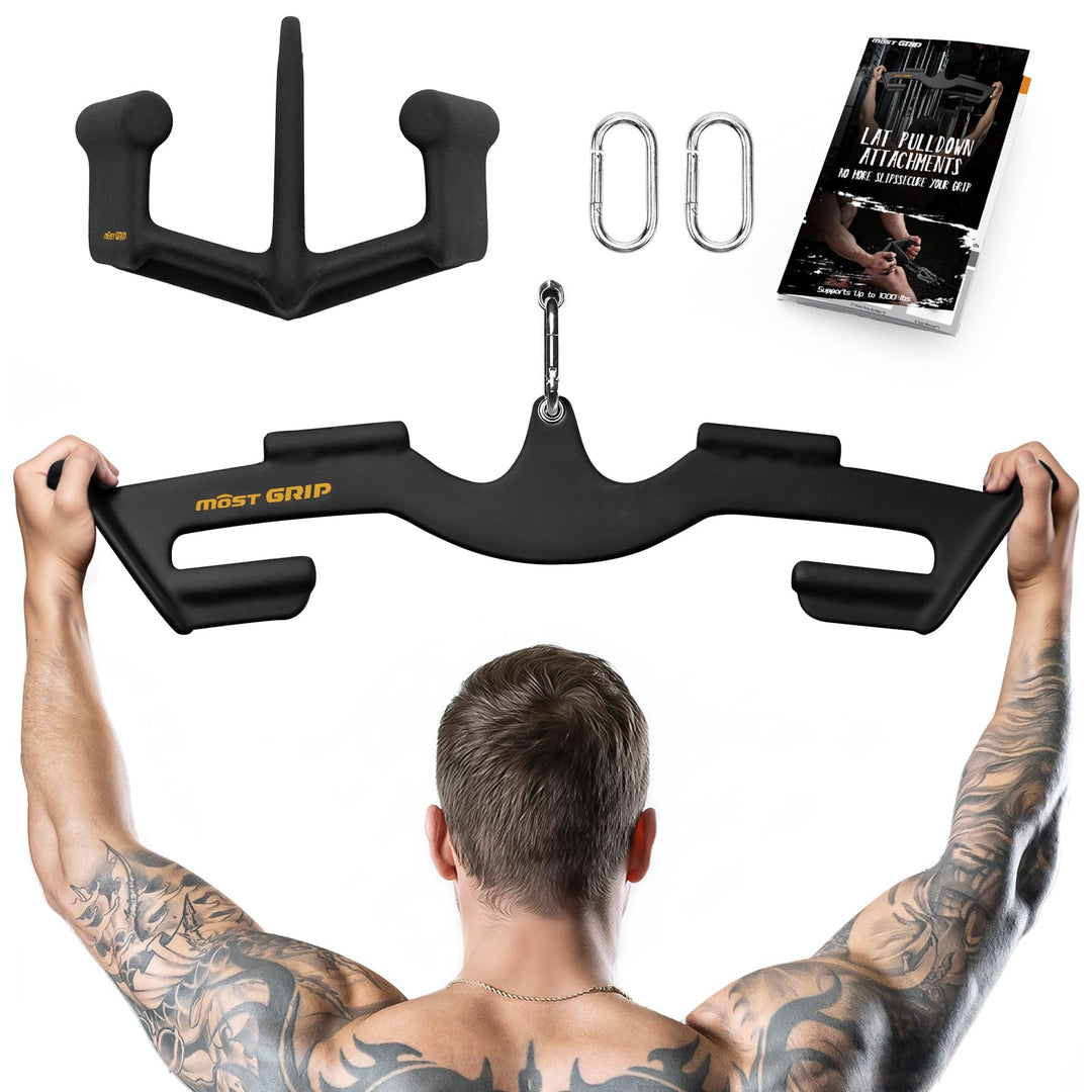 Latzugstange Set mit 8 Ergonomischen Griffen, Dreieckige Stabilität Latzug Griff für Das Training de