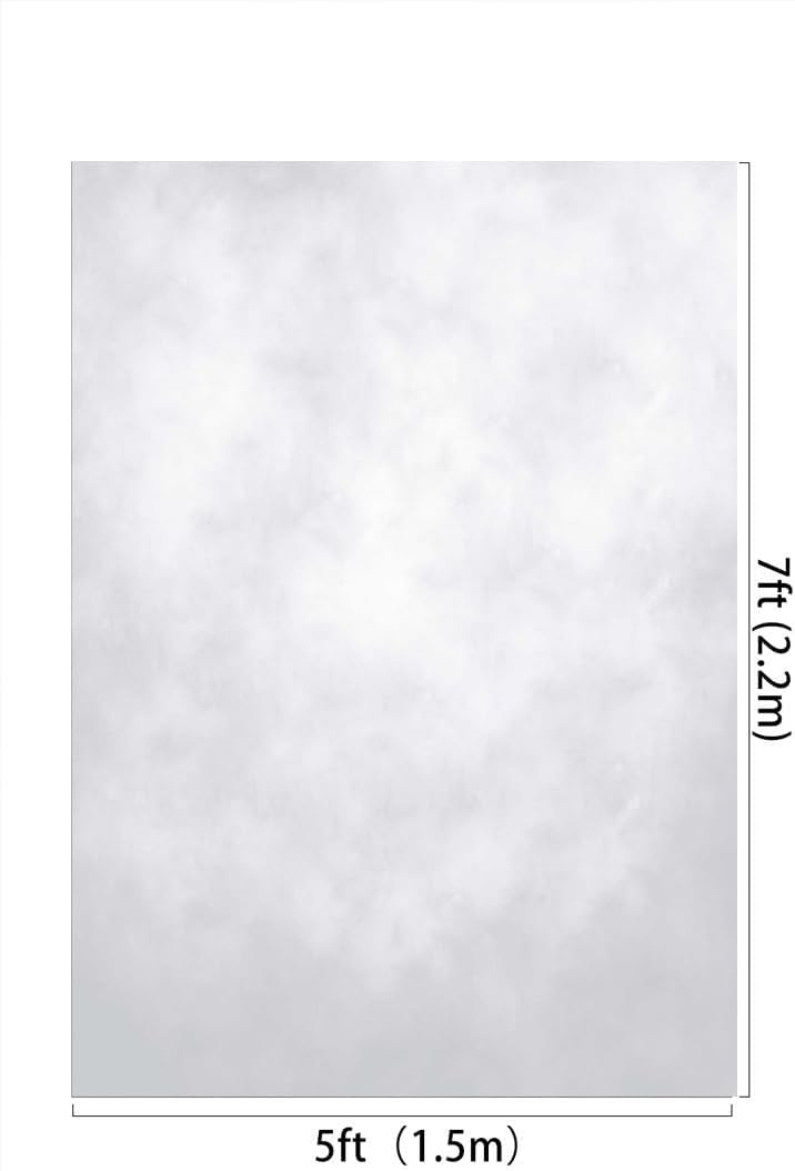 Kate Fotografie Hintergrund weiss 1,5x2,2m Retro-Fotostudio Rauchgrau Porträthintergrund Neugeborene