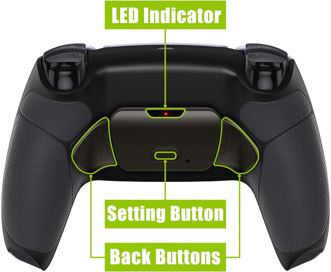 eXtremeRate Programmierbares Rise (RMB) Remap Kit für ps5 Controller BDM-030/040, Real Metal Buttons