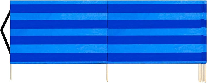 SILUK Strand Windschutz Sichtschutz 8m Blau, 8m Blau