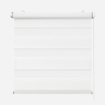 Rikmani Doppelrollo Fensterrollo ARD Duo-Rollo Klemmfixierung Zebrarollo Seitenzugrollo ohne Bohren,