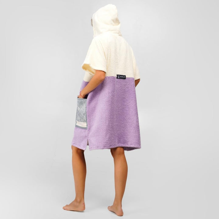 WAVE HAWAII Poncho Peniche Badeponcho 95% Baumwolle 5% recyceltes Polyester für Körpergrössen von 14