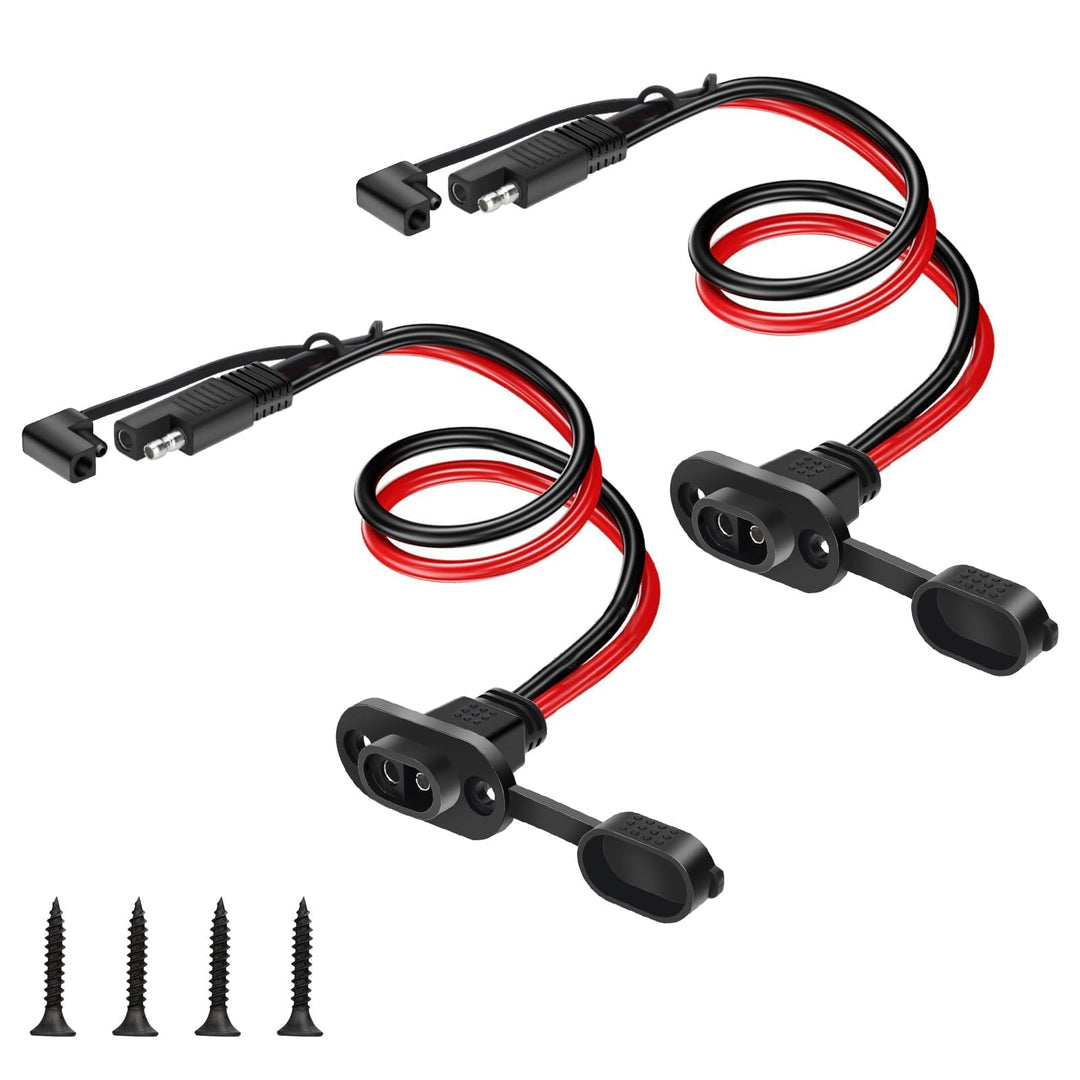 Linkstyle SAE-Schnellverbinder, SAE-Verlängerungskabel, 10 AWG, Stecker auf Buchse, Steckdose, Seite