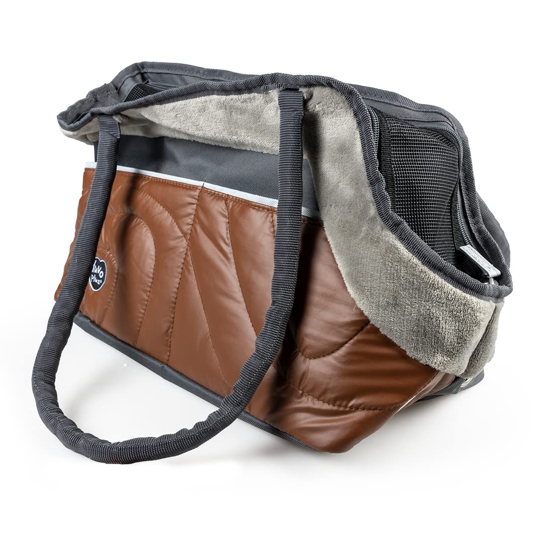 duvoplus Paris Pet Bag Chic 42 x 21 x 27 cm, Karamell
