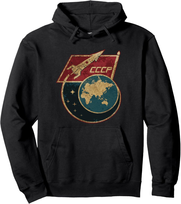 russische Kleidung Raumfahrt Gagarin Weltraum Russisches Pullover Hoodie