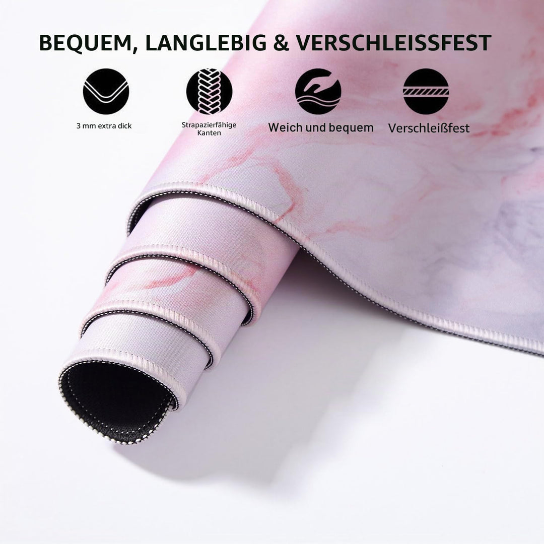 Schreibtischunterlage Mauspad, Mauspad XXXXL 1000 x 500mm, Mausunterlage Gross, Gaming Mouse Pad, Au