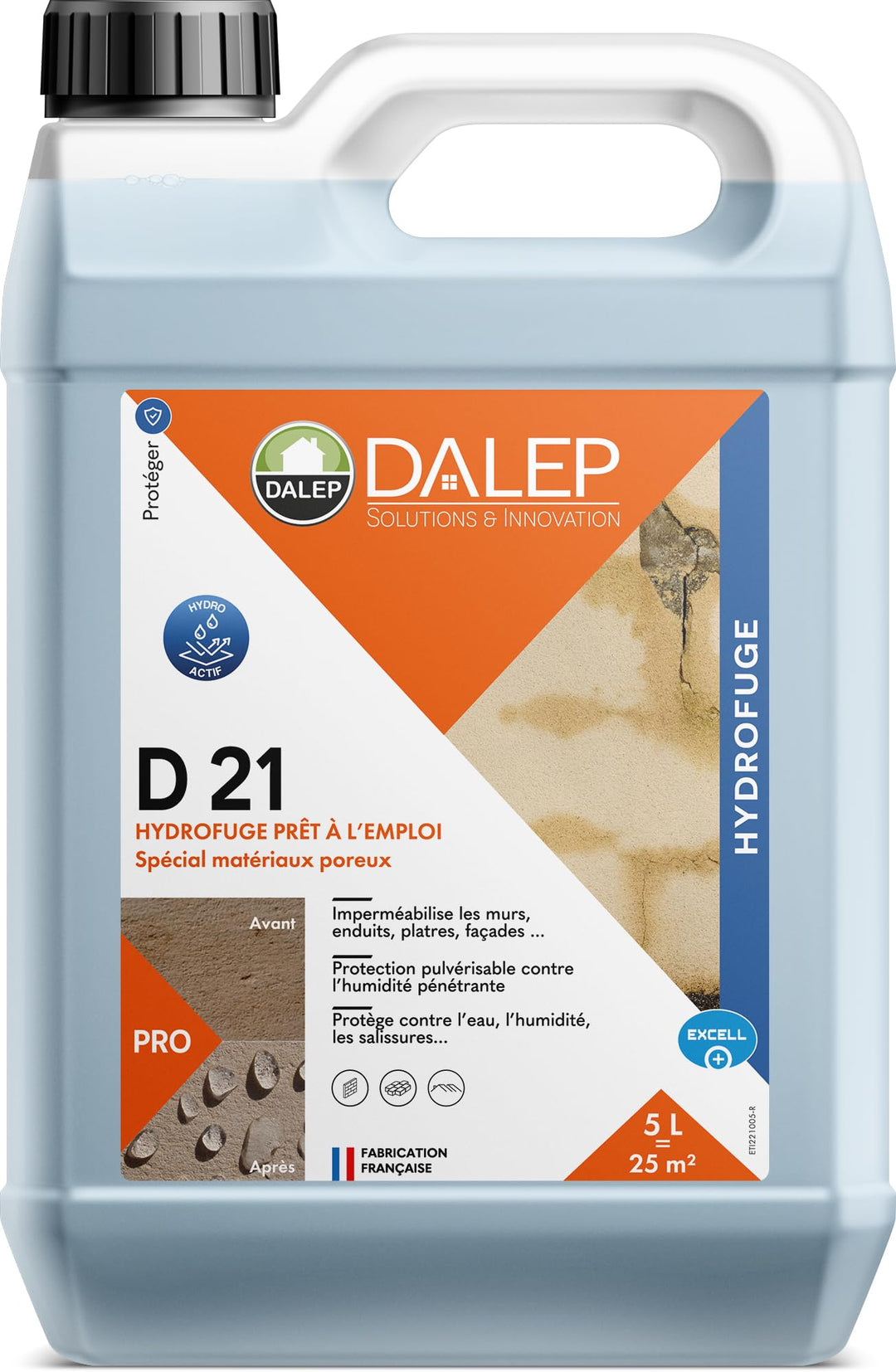 DALEP 29629 D21 Wasserabweisend, gebrauchsfertig, 5 Liter Kanister – 221005