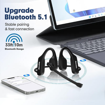 Bluetooth Headset mit Mikrofon kabellos Freisprechanlage Bluetooth Ohr Headset Bluetooth Handy Freis