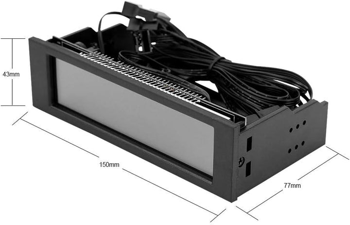 Lüfter Drehzahlregler Lüfterthermostat und Drehzahlregler Kühlung Laufwerkschacht LCD-Frontplatte CP