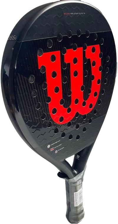 Wilson Pro Staff Elite TX Padel Racquet WR069411U, Unisex Paddle Rackets, Black, 2 EU