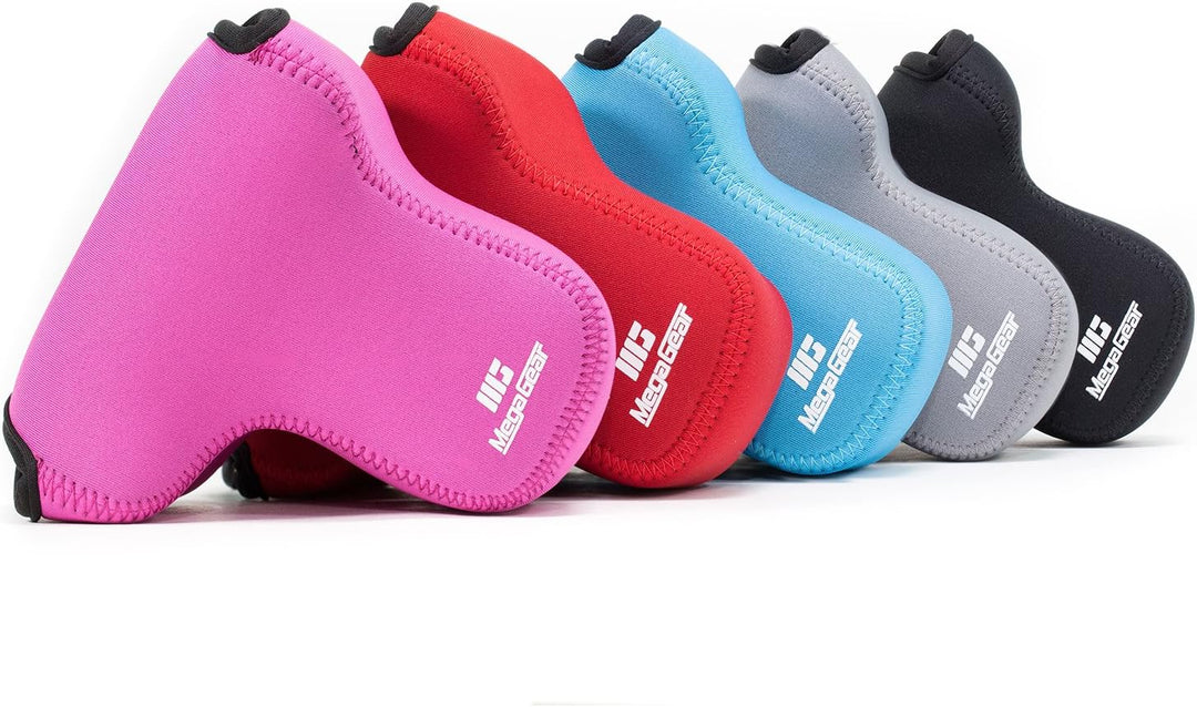 MegaGear MG739 Panasonic Lumix DMC-GX80 (14-140mm) Ultraleichte Kameratasche aus Neopren - Schwarz,